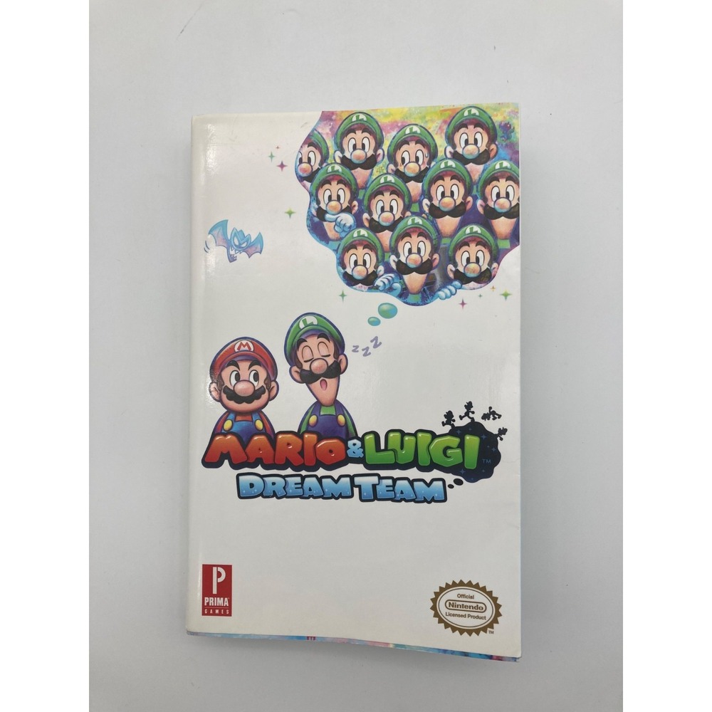 Official Nintendo Mario & Luigi Dream Team Walkthrough Strategy Guide Maps 2013